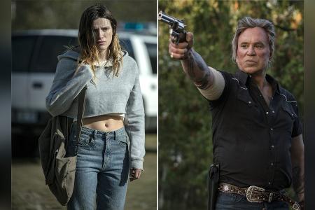 Bella Thorne wirft Mickey Rourke verstörenden Gewaltausbruch vor Bella Thorne wirft Mickey Rourke verstörenden Gewaltausbruch vor