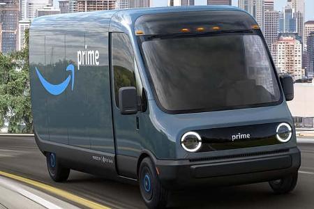 09/2019, Rivian Elektro-Transporter Amazon