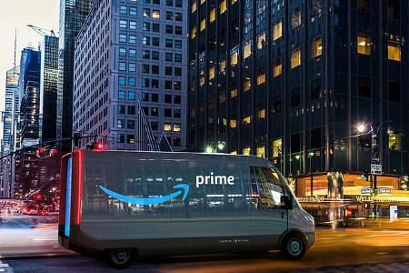 09/2019, Rivian Elektro-Transporter Amazon