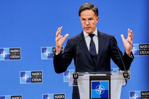 Nato-Chef Rutte warnt vor russischen Atomwaffen im Weltall, die Satelliten abschießen könnten. (Archivbild)