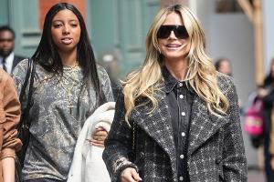 Heidi Klum gibt spontanes Straßen-Interview mit Tochter Lou