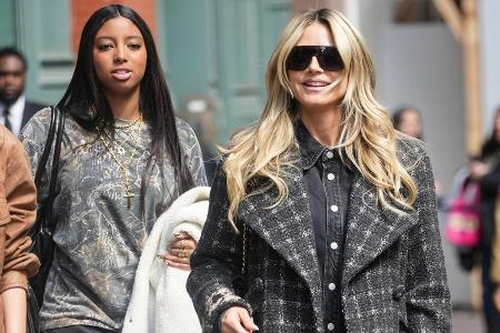 Heidi Klum gibt spontanes Straßen-Interview mit Tochter Lou Heidi Klum gibt spontanes Straßen-Interview mit Tochter Lou