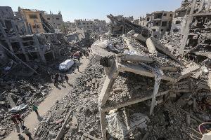 Zerstörte Gebäude in Gaza-Stadt. (Archivbild)