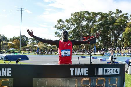 Sprint-Teenie Gout erneut schneller als Bolt Sprint-Teenie Gout erneut schneller als Bolt