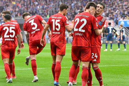 Sieg im Verfolgerduell: Düsseldorf springt auf Platz vier Sieg im Verfolgerduell: Düsseldorf springt auf Platz vier