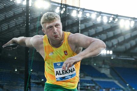 Erster Wurf über 75 m: Alekna knackt Diskusweltrekord Erster Wurf über 75 m: Alekna knackt Diskusweltrekord