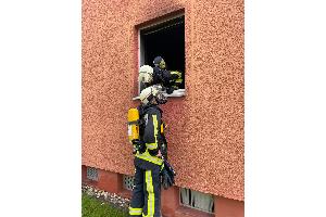 Zimmerbrand in Gerthe - Rauchmelder verhindert Ausbreitung