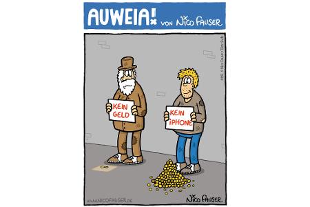 Alltäglicher Humor und Vögel