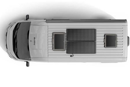 Hobby Ontour Van Solaris, 600 FT, Campingbus, Freisteller, Dach