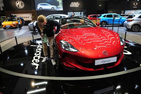 MG Roewe tritt teils nur unter MG auf und hat auch günstigere Autos als diesen Roadster im Programm. (Archivbild)