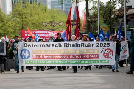 Zum Ostermarsch Rhein-Ruhr werden an drei Tagen insgesamt etwa 2.000 Teilnehmer erwartet.