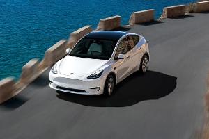 Tesla Model Y Maximale Reichweite Elektro-SUV
