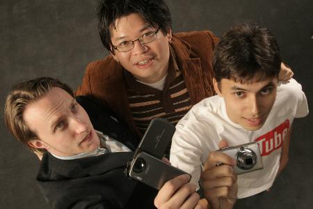 Chad Hurley, Steve Chen und Jawed Karim