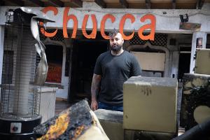 Sohel Abdoulkhanzadehs Bar "Chucca" ist in Flammen aufgegangen. 