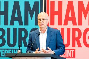 Hamburgs Bürgermeister hatte vor der Zustimmung des Landesparteitags für den neuen Koalitionsvertrag mit den Grünen geworben.