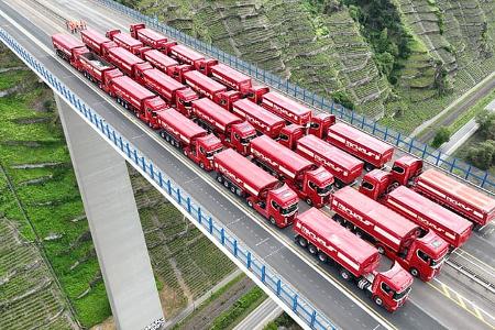 Moseltalbrücke Belastungstest