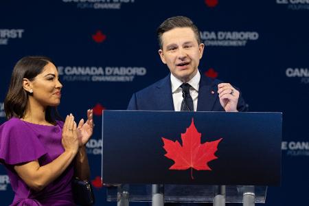 Konnte mit seinem Politikstil, der an Trump erinnert, nicht punkten: der Spitzenkandidat der konservativen Partei, Pierre Poilievre.