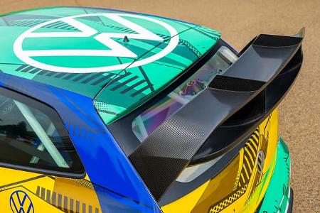 VW Polo R World Rallycross Harlekin-Lackierung