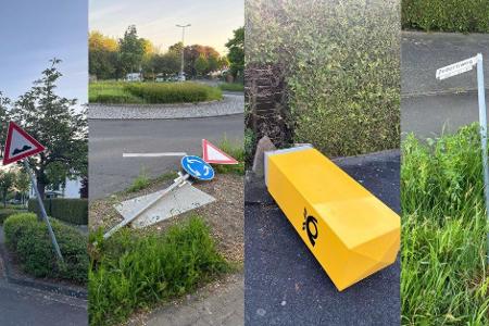 Gefährlicher Eingriff Straßenverkehr Zedernweg