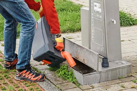 Camping-toiletten