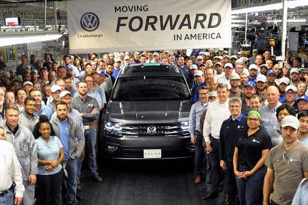 Produktionsstart VW Atlas USA CHATTANOOGA 