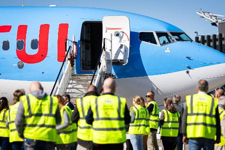 Rund 320 Beschäftigte arbeiten für Tuifly am Boden. (Symbolbild) Rund 320 Beschäftigte arbeiten für Tuifly am Boden. (Symbolbild)