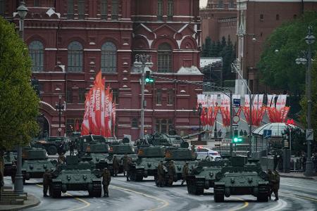 Mit einer großen Militärparade begeht Russland den 80. Jahrestag des Sieges im Zweiten Weltkrieg.