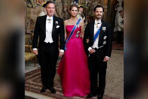 Prinzessin Madeleine und Chris O'Neill überraschen beim Galadinner