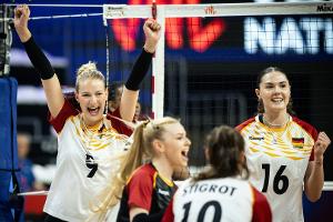 Volleyball: Deutschland schlägt Olympiasieger Italien
