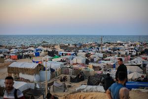 Im Gazastreifen ist praktisch die gesamte Bevölkerung vertrieben (Archivbild). 