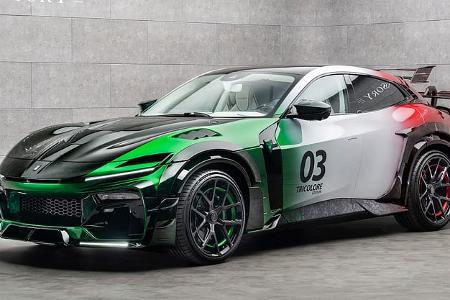 Mansory Pugnator Tricolore Ferrari Purosangue Mansory Pugnator Tricolore Ferrari Purosangue