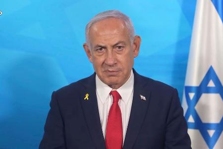 Israels Ministerpräsident Netanjahu bleibt bei seiner harten Linie gegenüber der Hamas. (Archivbild)
