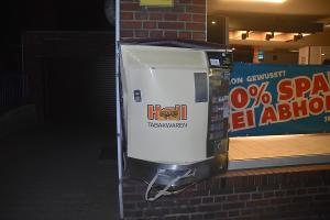 Sprengung eines Zigarettenautomaten im Nordkreis - Täter flüchten