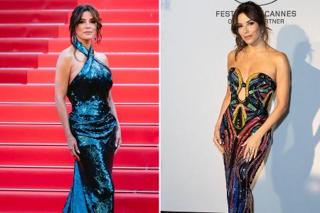 Ein Abend, zwei Outfits: Eva Longoria glitzert in Cannes Ein Abend, zwei Outfits: Eva Longoria glitzert in Cannes