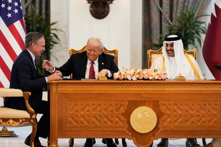 Während Trumps Besuch wurden zahlreiche Wirtschaftsdeals geschlossen.