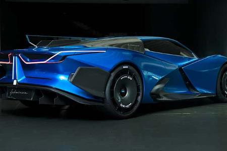 Hypercar Estrema Fulminea Italien Feststoffakku Superkondensator