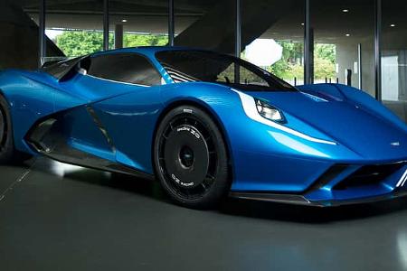 Hypercar Estrema Fulminea Italien Feststoffakku Superkondensator
