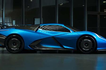 Hypercar Estrema Fulminea Italien Feststoffakku Superkondensator