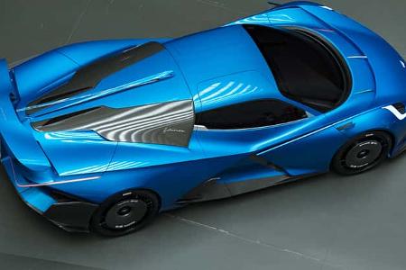 Hypercar Estrema Fulminea Italien Feststoffakku Superkondensator