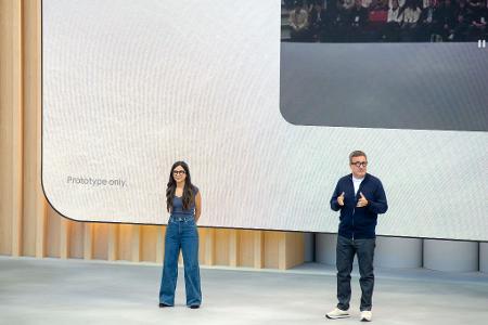 Die Akkus der Brillen, die Google bei seiner Entwicklerkonferenz zeigte, sollen den ganzen Tag halten. Noch sind es allerdings nur Prototypen.