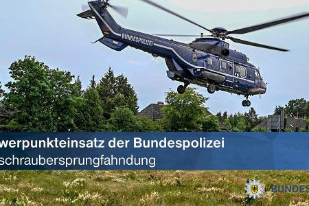 Symbolfoto Hubschraubersprungfahndung / Foto: Bundespolizei Symbolfoto Hubschraubersprungfahndung / Foto: Bundespolizei