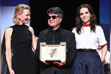 Goldene Palme: Heimlich gedrehter Thriller aus Iran gewinnt in Cannes Goldene Palme: Heimlich gedrehter Thriller aus Iran gewinnt in Cannes