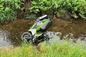 Entwendeter Motorroller