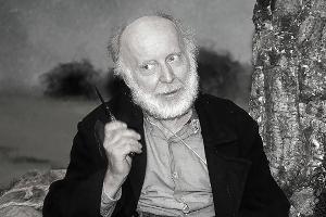Karl-Ulrich Meves als Olle Krull in dem Theaterstück "Tippelbrüder".