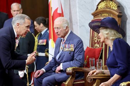 König Charles III.: Sendet er damit eine Botschaft an Donald Trump?