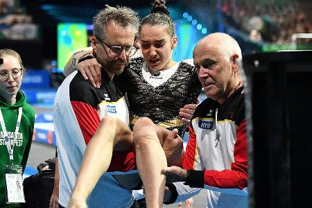 Sturz am Sprung: Kevric muss Mehrkampf verletzt beenden Sturz am Sprung: Kevric muss Mehrkampf verletzt beenden