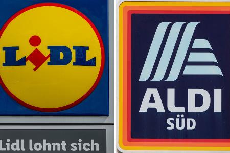 Lidl und Aldi haben sich in den vergangenen tagen einen Preiskampf geliefert. (Symbolbild)