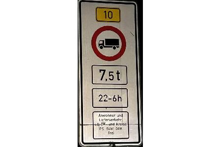 Nachtfahrverbot