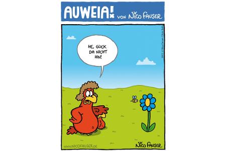 Alltäglicher Humor und Vögel