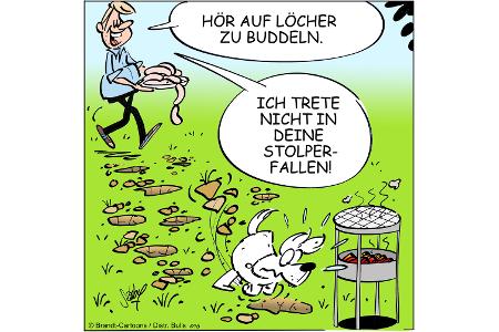Cartoons zu trendigen Themen